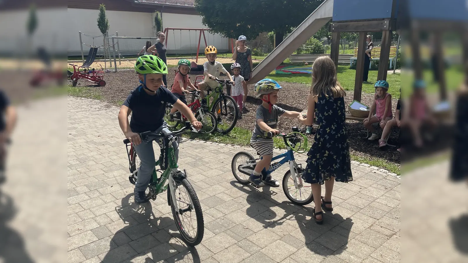 Stadtradeln 2025: im Kindergarten St. Johann machten schon die Kleinsten mit einem Aktionstag mit. (Foto: Kita)