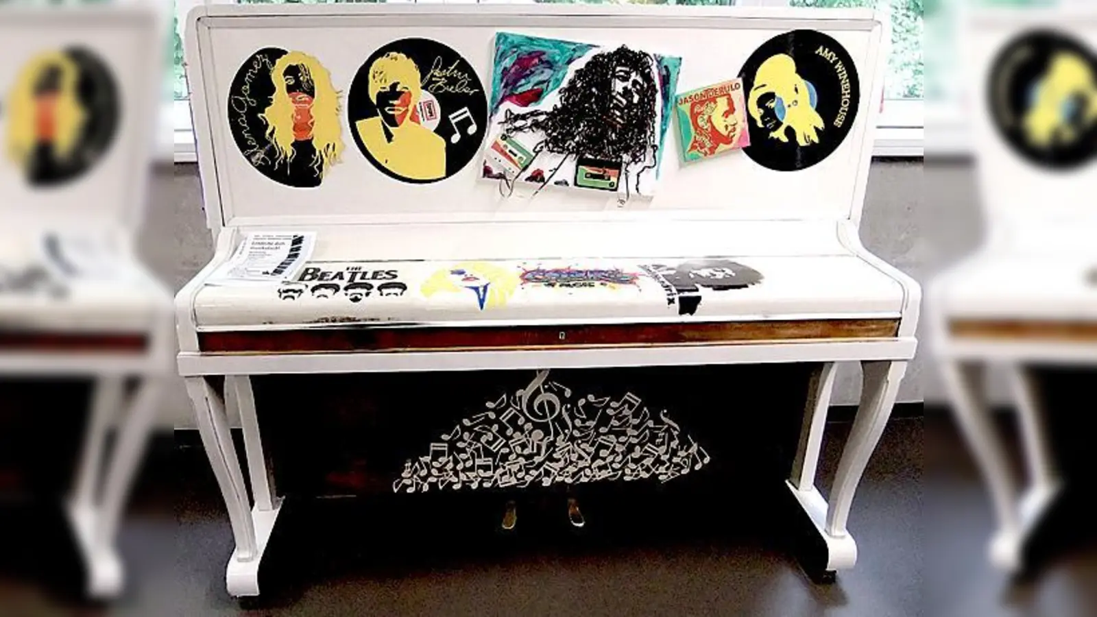 Jugendliche der Südpolstation gestalteten das Klavier für jedermann. 	 (Foto: privat)