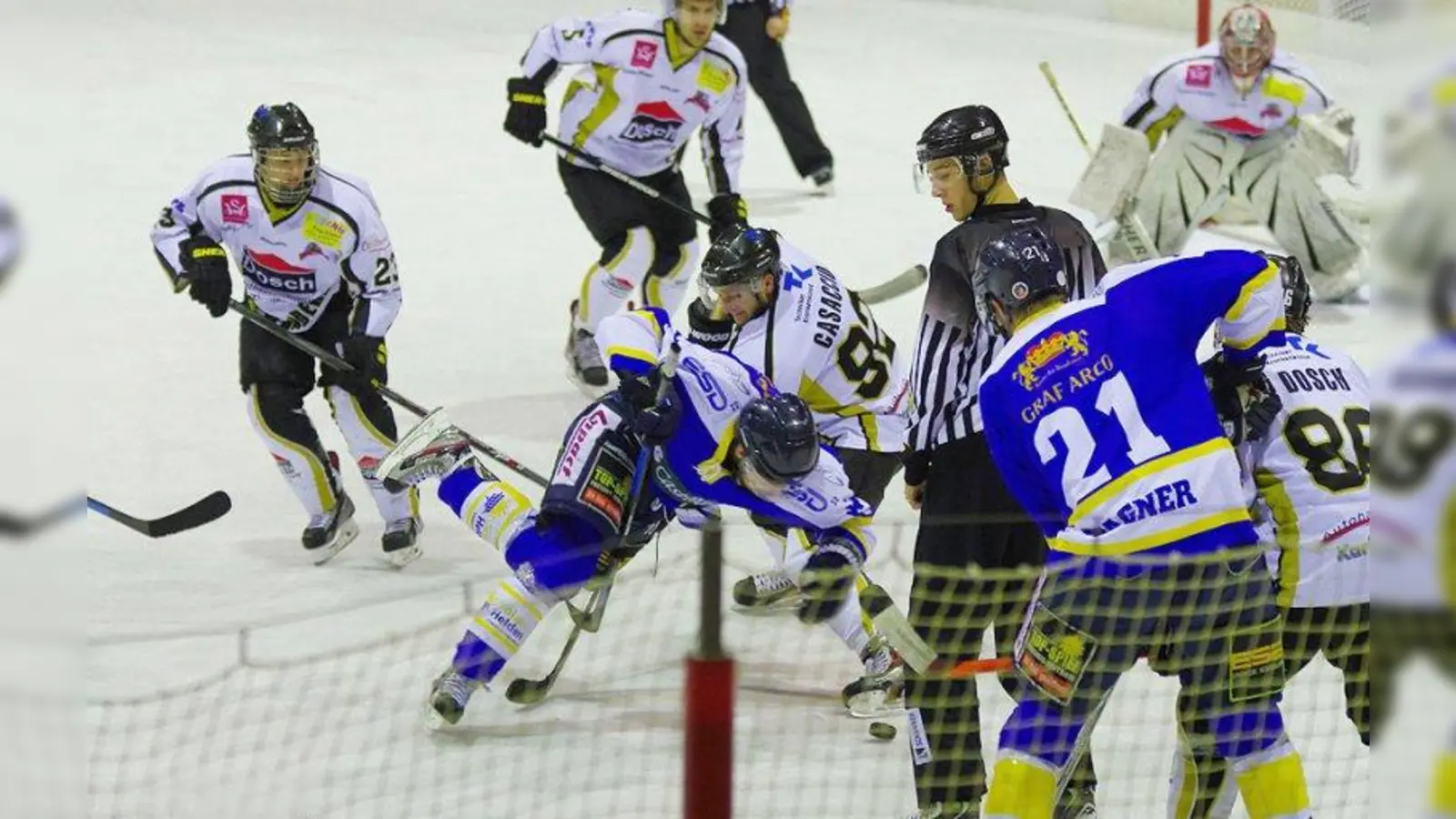 Spannendes Spiel mit starken Torwartleistungen: Die Wanderers boten den Löwen die Stirn. (Foto: R. Langnickel)