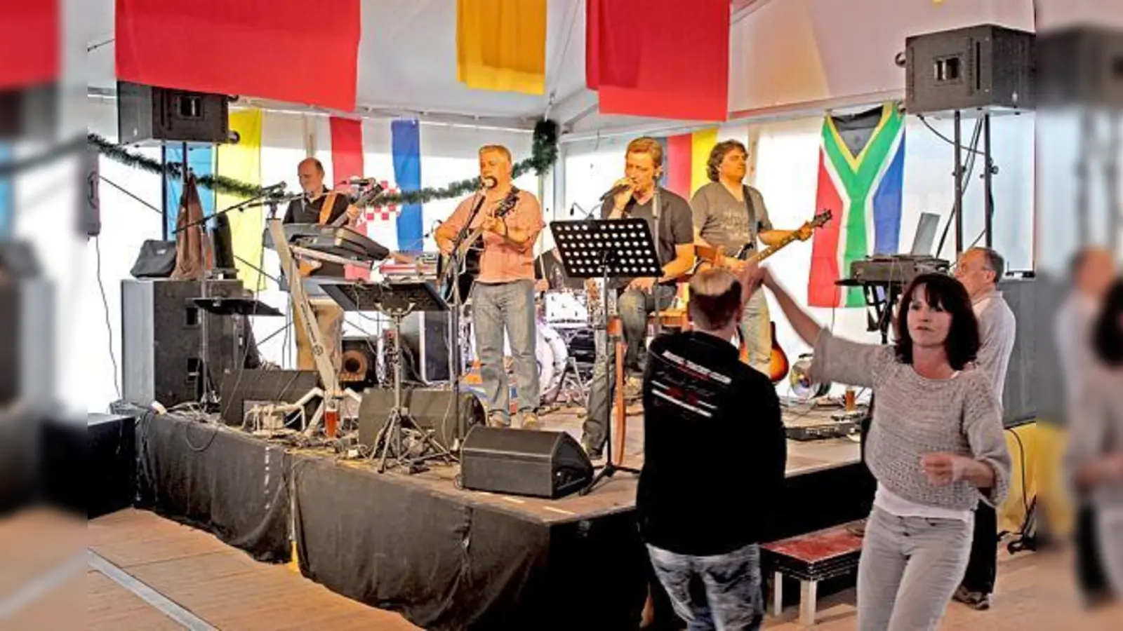 Beim Unterschleißheimer Volksfest hatte »Dr. Ösi und die Chefpartie« ihren ersten Auftritt.	 (Foto: VA)