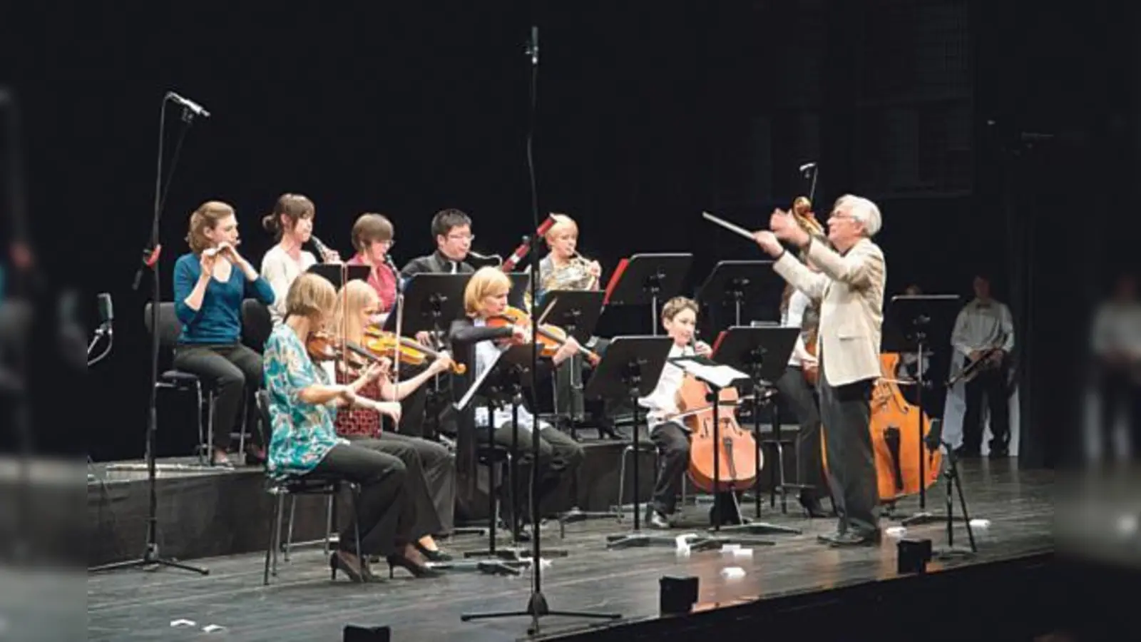 Die Nachwuchsmusiker der Münchner Philharmonika übt fleißig für ihr Konzert.	 (Foto: VA)
