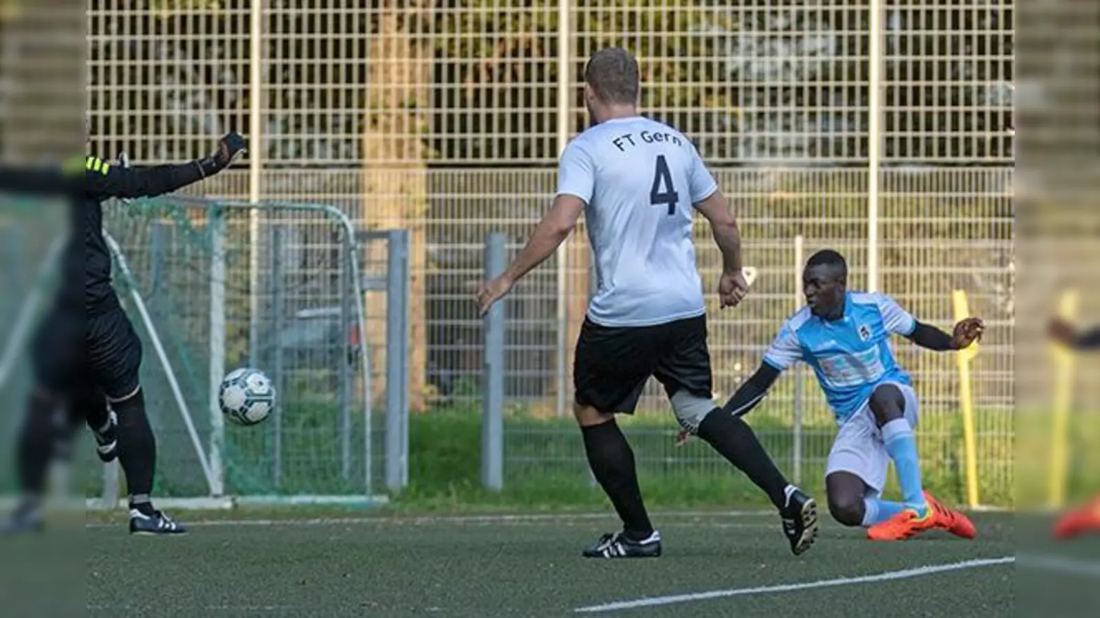 Ausgleichstreffer: Yusuf Saho.  (Foto: Anne Wild)