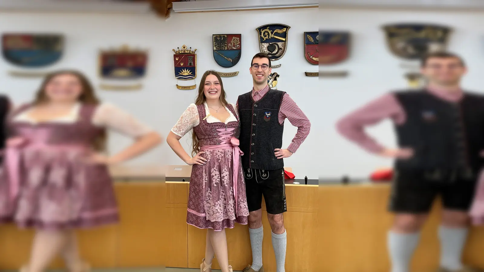 Das Prinzenpaar der Faschingsgesellschaft Gleisenia: Prinzessin Lisa I. und Prinz Alexander I.  (Foto: hw)