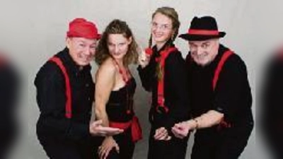 Das Quartett unterhält mit fetzigen Songs und kabarettistischen Texten.	  (Foto: VA)