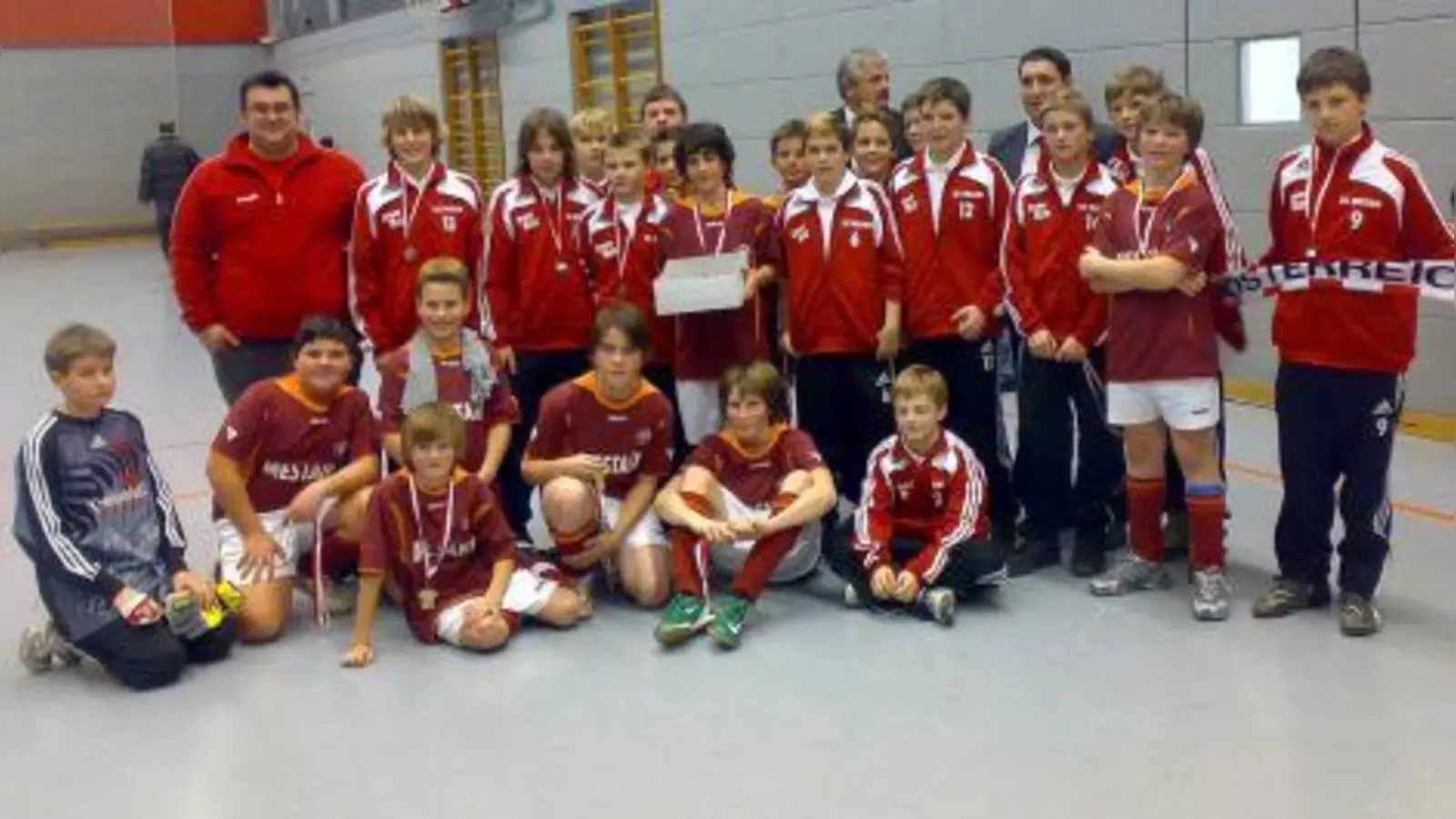 Die E1 wurde beim Hallenturnier Dritte.