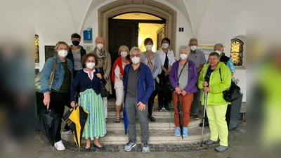 Eine Stadtführung in Schongau gab es für die die Seniorenbeauftragen der Kommunen. (Foto: Utta Pollmeier / Landratsamt)