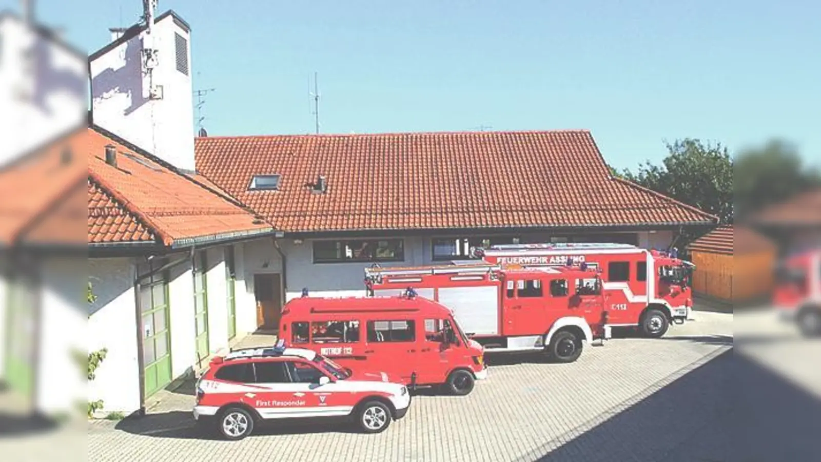 Der Fuhrpark der Aßlinger Feuerwehr: bestens gerüstet für den Ernstfall.	 (Foto: FFW)