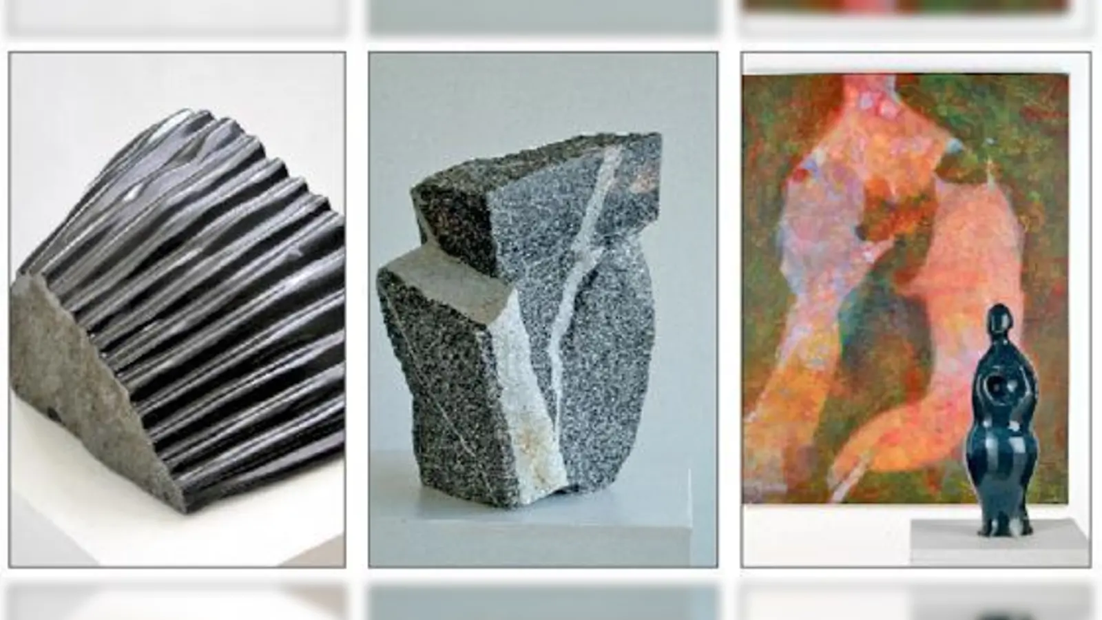 Ihre besonderen Arbeiten aus Stein und Ton haben die Künstler Herbrich und Flach bereits international gezeigt. Nun kommen sie nach Haimhausen.	 (Foto: VA)