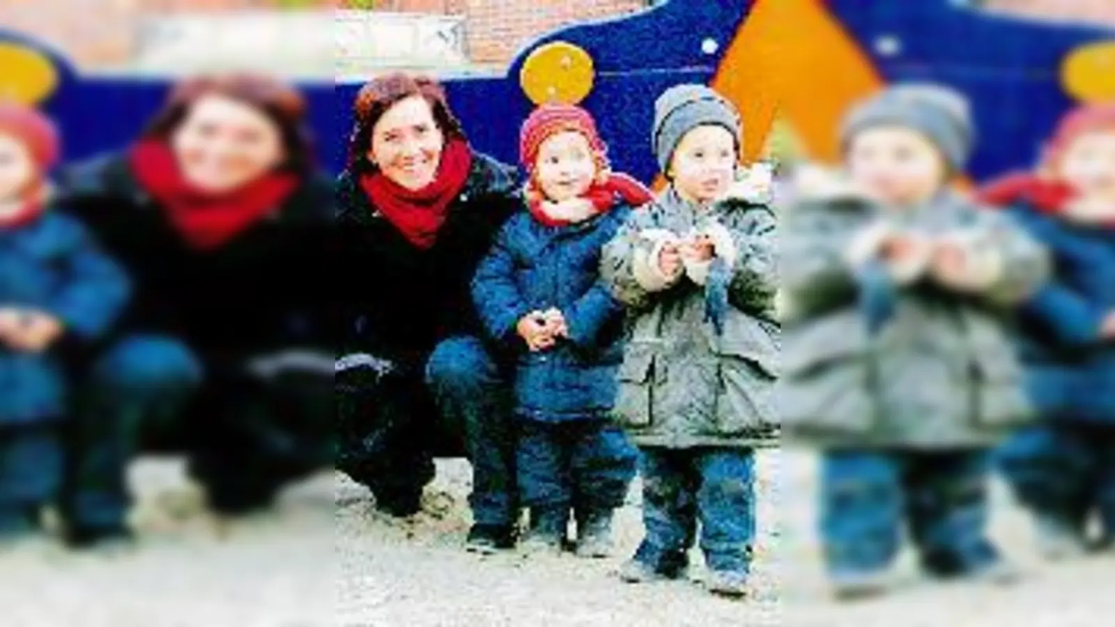 Yvonne Wurzer und »ihre« Kids.	 (Foto: Privat)