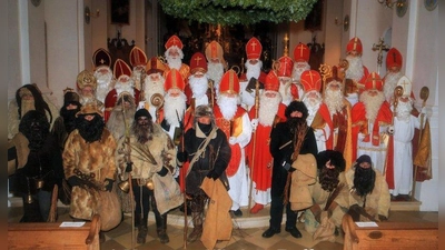 Das war letztes Jahr. Heuer hofft Initiator  Reinhard Klein auf weit mehr „Nikoläuse“. (Foto: Klein)