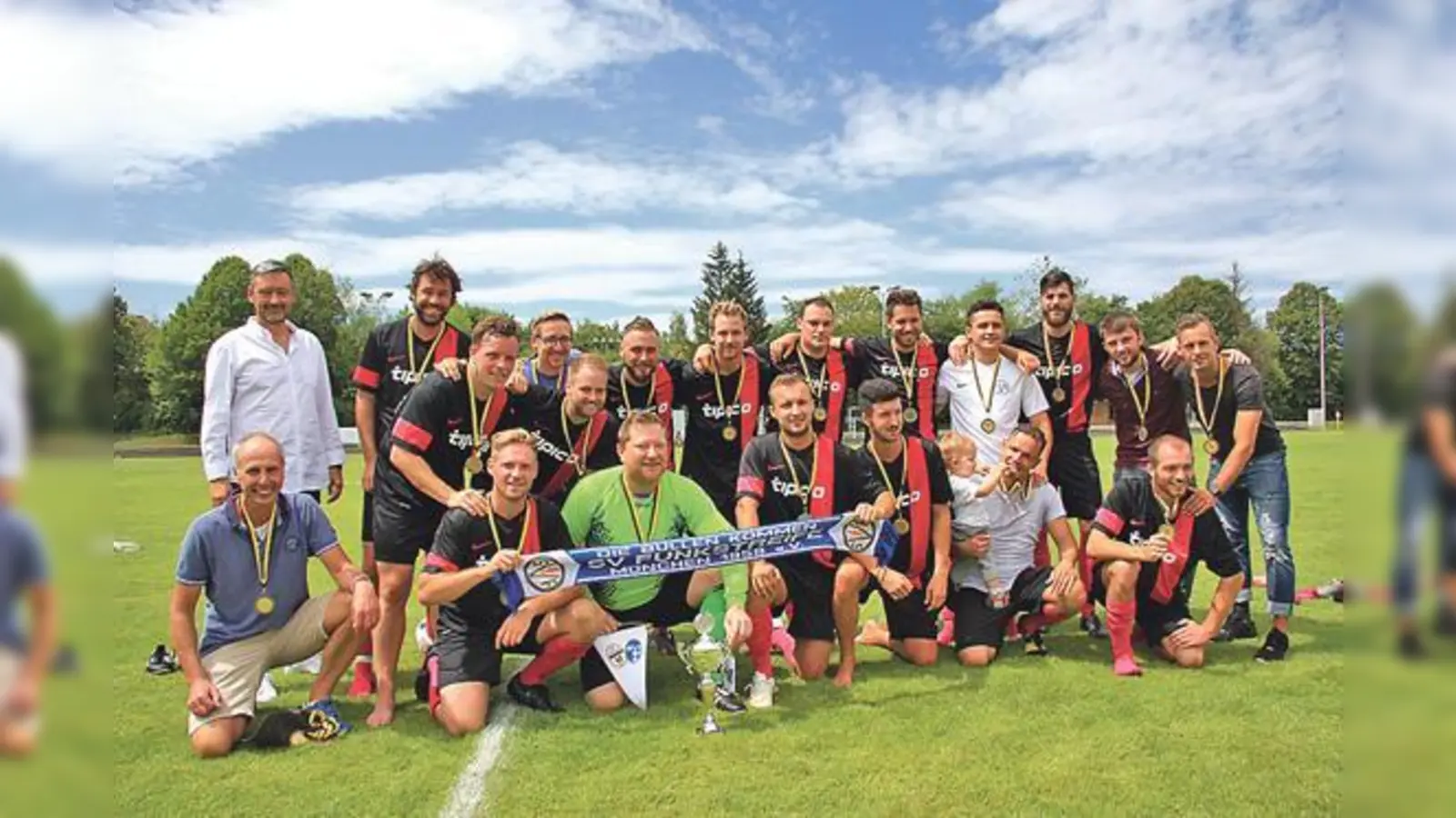 Der SV Funkstreife München holte sich den Pokal durch einen 2:0-Sieg gegen den SC Bayerische Landesbank-LBS Bayern.	 (Foto: BFV)