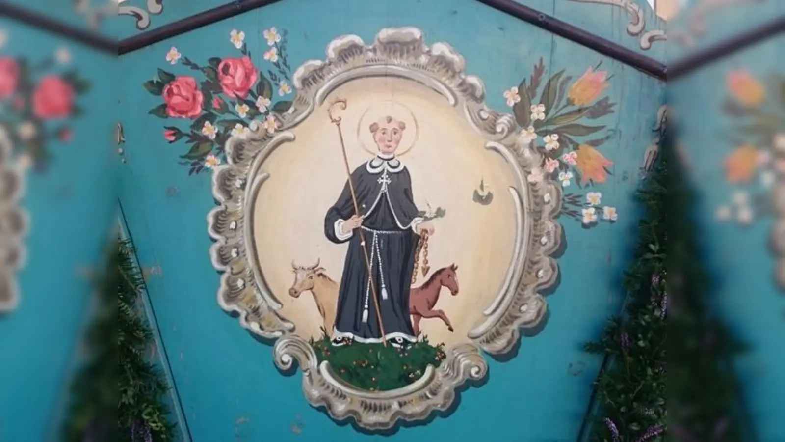 Der Heilige Leonhard wird seit Jahrhunderten als Schutz- heiliger des landwirtschaftlichen Viehs verehrt.	 (Foto: sd)