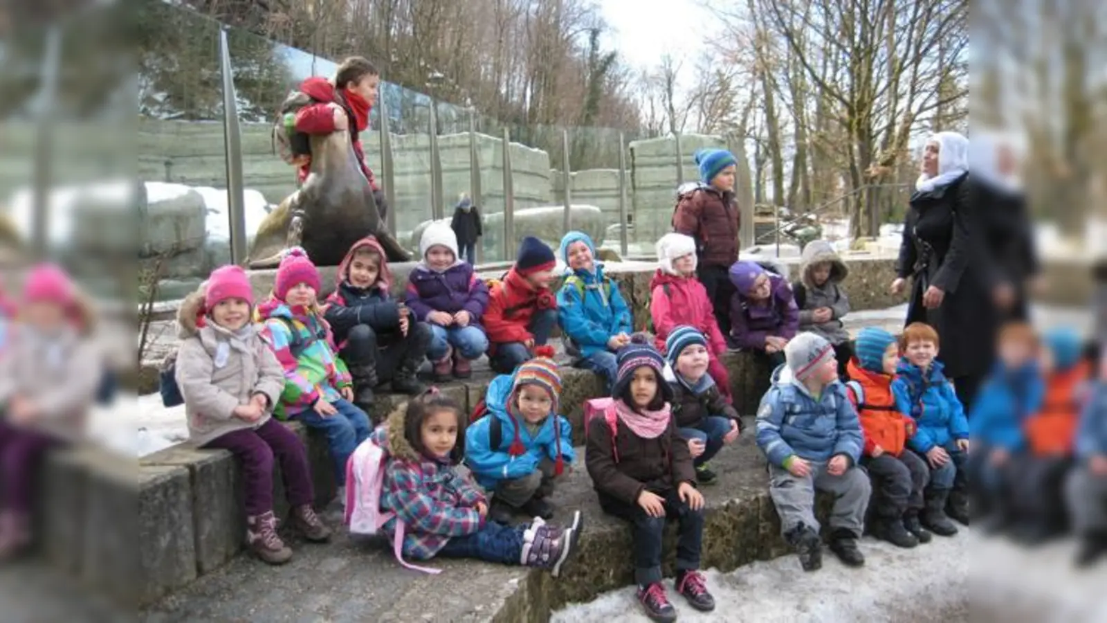 In Hellabrunn erlebte die »gelbe« Gruppe die Tiere, über die sie schon viel aus Büchern wusste.	 (Foto: VA)