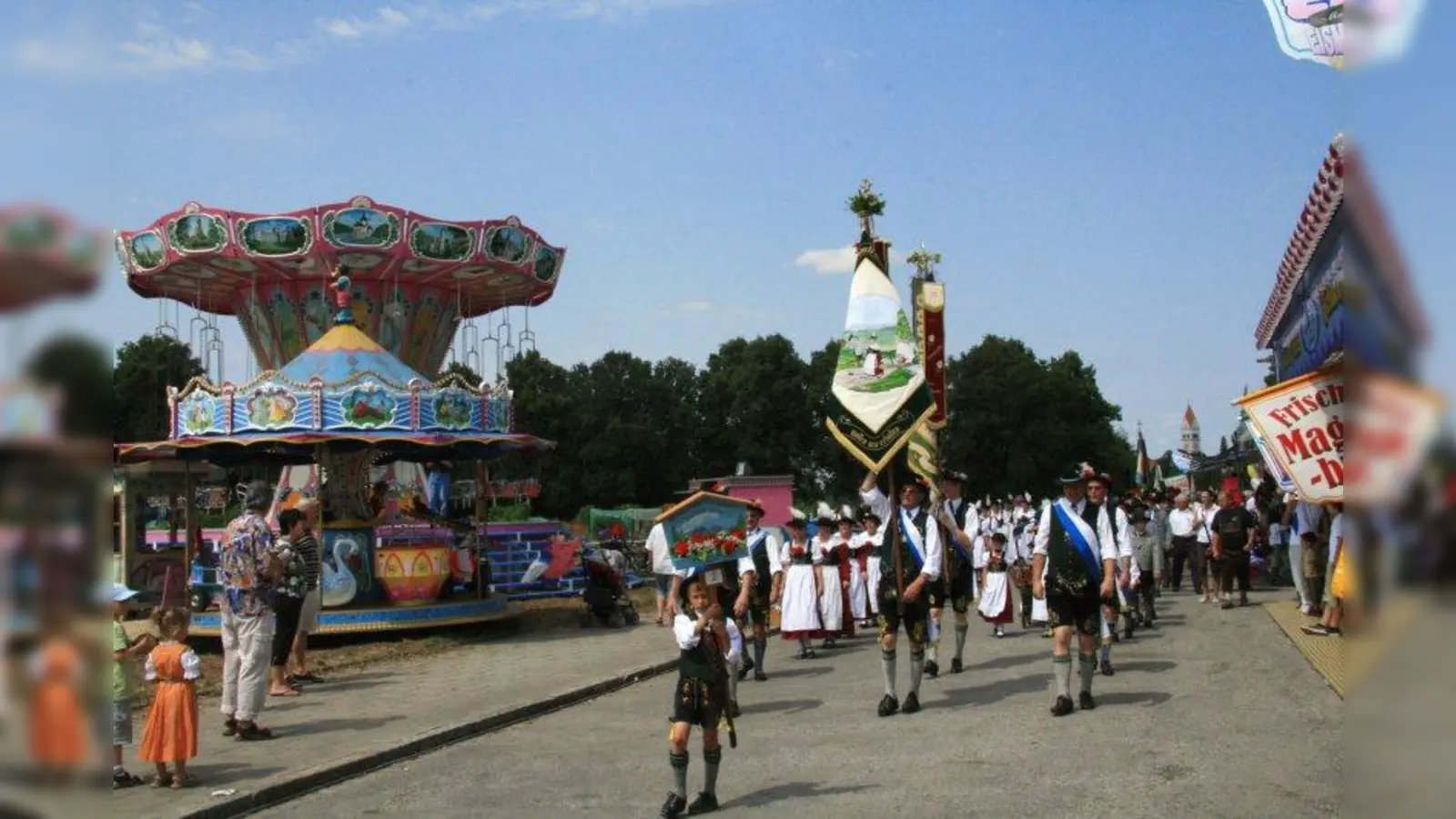 Idealer Festplatz: Das Gelände an der Silberdistelstraße dient zur Vorwiesn als Festplatz und wäre auch für das Zirkuszelt zu den Stadtteilkulturtagen ein optimaler Standort gewesen. (Foto: us/archiv)
