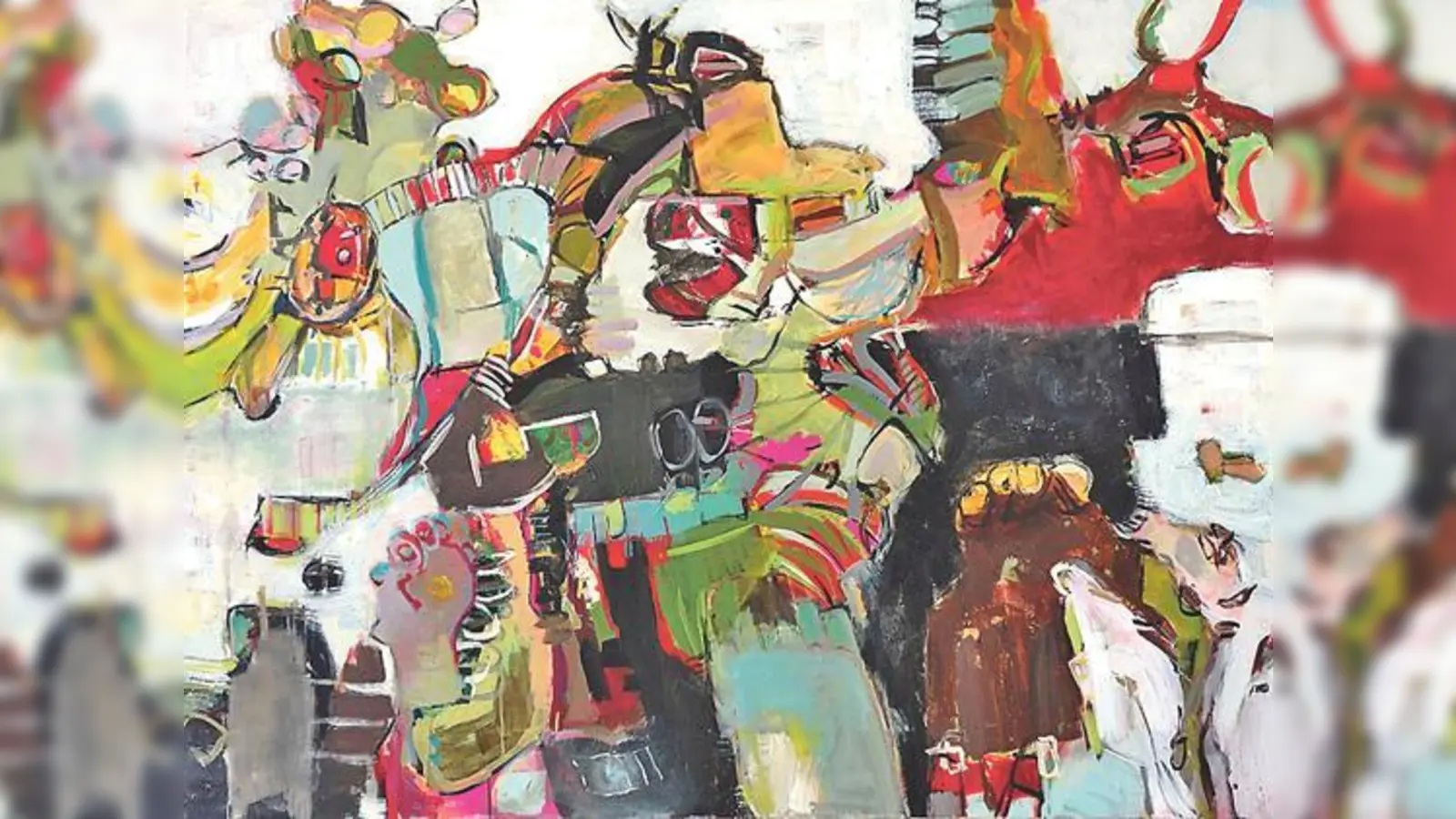 Diese Gemeinschaftsarbeit trägt den Titel »Tumult«.	 (Foto: VA)