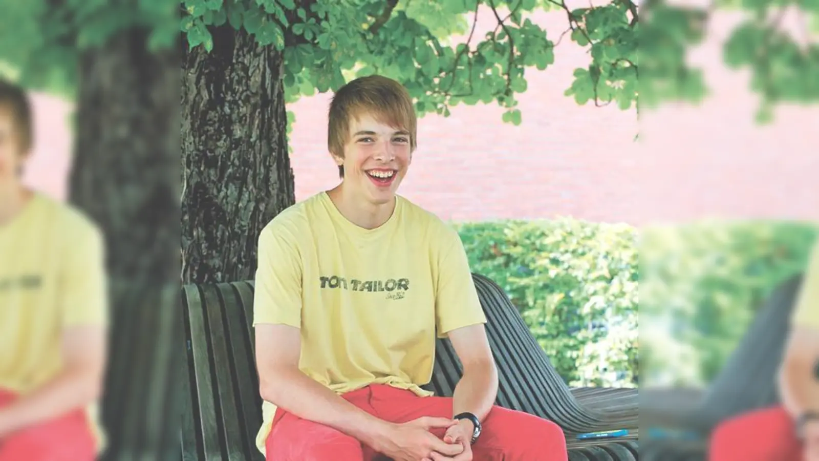 Abiturient Jonas Leeb entwickelt Handy App am  Eliteinstitut HPI in Potsdam 	     (Foto: HPI/Chr. Sterz)