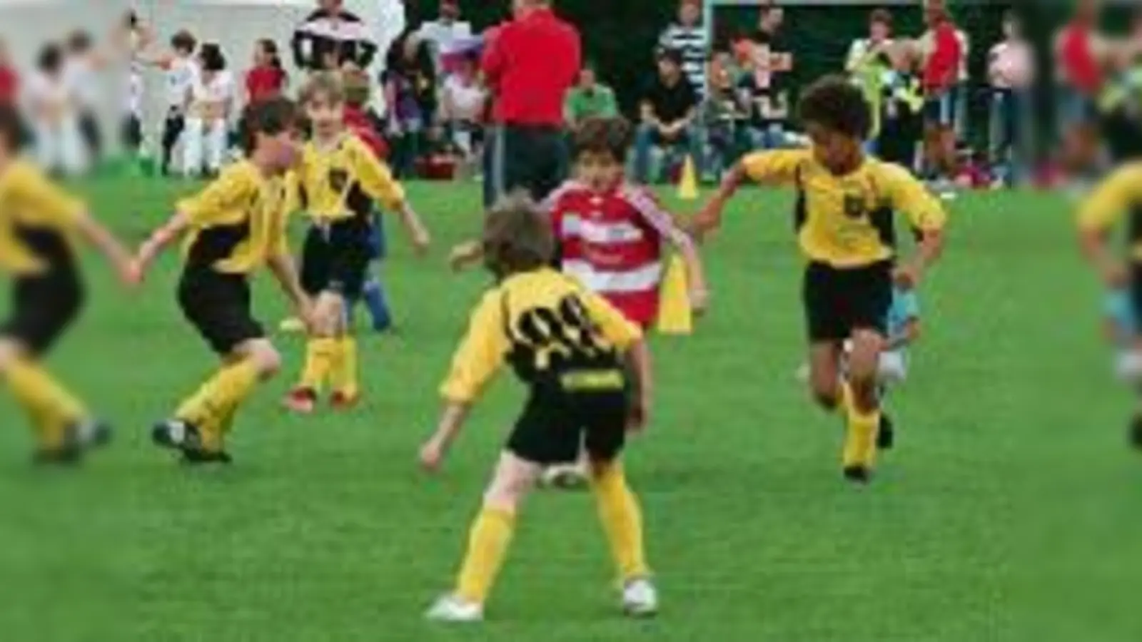 Die jungen Kicker des ESV München-Ost verloren beim Internationalen Jugendturnier nur knapp gegen den FC Bayern.  (Foto: Verein)