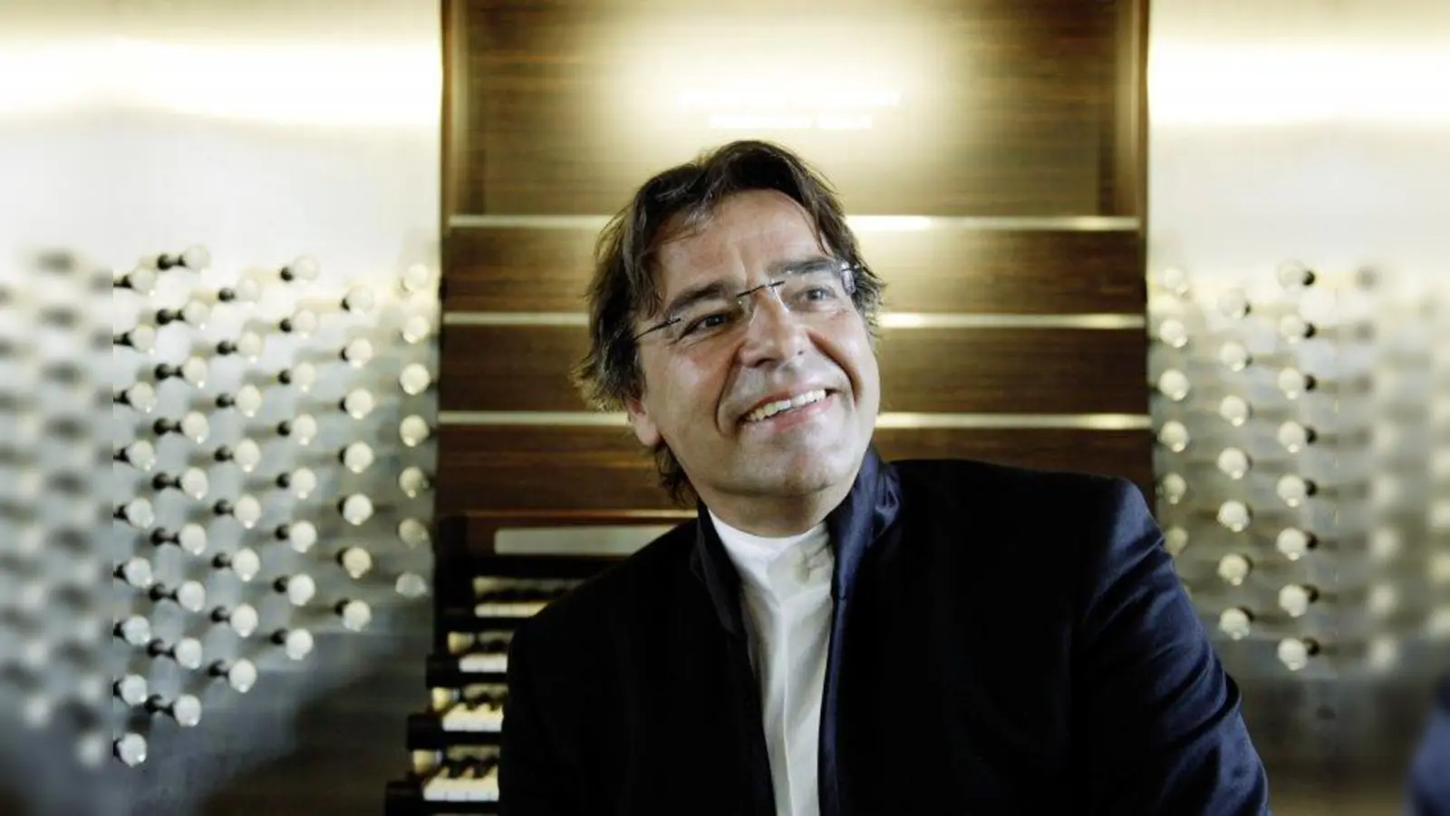 Jürgen Wolf in der Nikolaikirche. (Foto: Klaus Geitner)