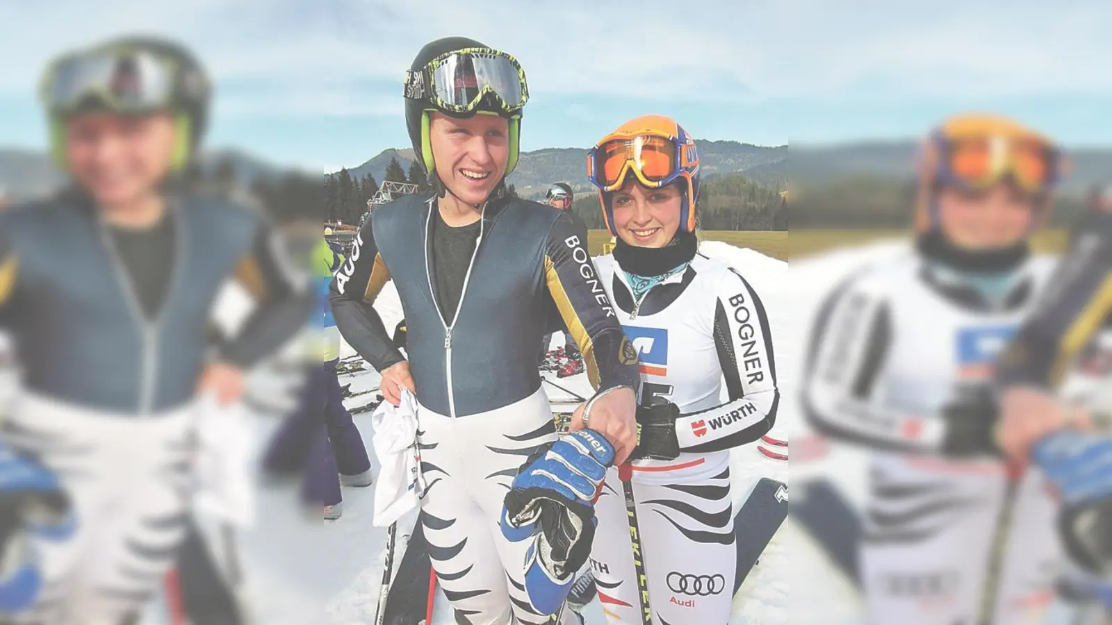 Lengdorfer Vereinsmeister 2014: Die Geschwister Maximilian  und Franziska Widl. 	 (Foto: Verein)