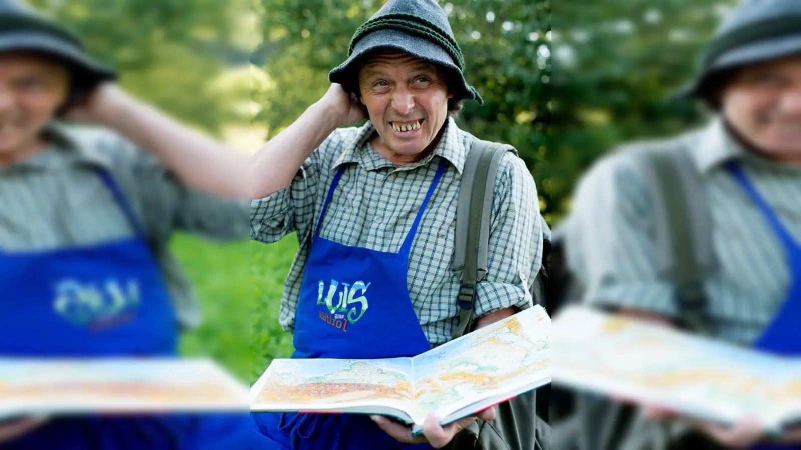 Manfred Zöschg in seiner vielseitigen Rolle als Luis aus Südtirol (Foto: © Martina Jaider)