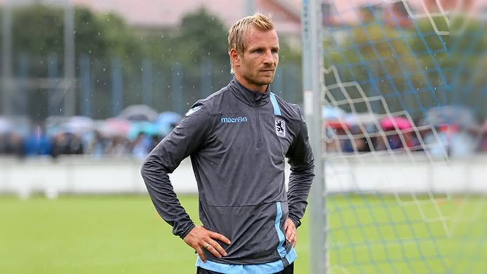 Wiedersehen in Uerdingen: Ex-Löwe Stefan Aigner.  (Foto: Anne Wild)