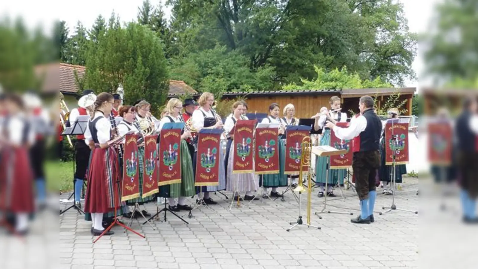 Junge Musiker spielen in Gelting.	 (Foto: VA)