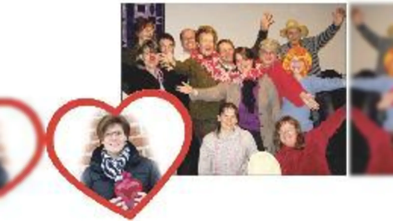 Die TrueBadours sorgen mit ihrem Konzert »Herz - Sch(m)erz« für gute Laune im Anschluss an den Valentinstaggottesdienst.  Foto: VA: Gemeindereferentin Christine Präuer (l.).und ihre Kollegen sorgen für einen Gottesdienst mit Herz.	  (Foto: hw)