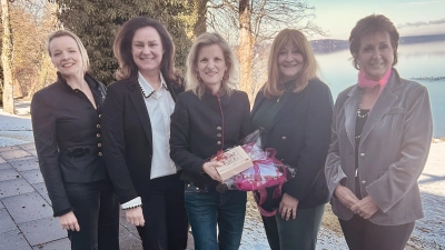(von links): Silke Hohagen (FU-Kreisvorsitzende Lansberg), MdL Ute Eiling-Hütig, MdB Daniela Ludwig, Ute Nicolaisen-März (FU-Kreisvorsitzende Starnberg), Angelika Flock (2. Bürgermeisterin und FU-Kreisvorsitzende Weilheim). (Foto: privat)