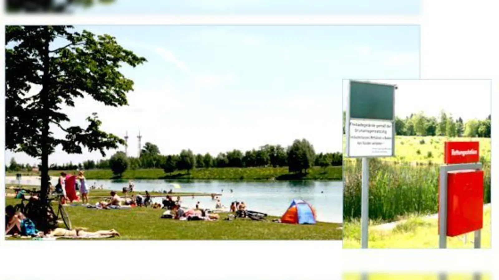 Viele Truderinger nutzen den Riemer Park mit seinem See, um sich vom Alltag zu erholen. 	 (Foto: mst)