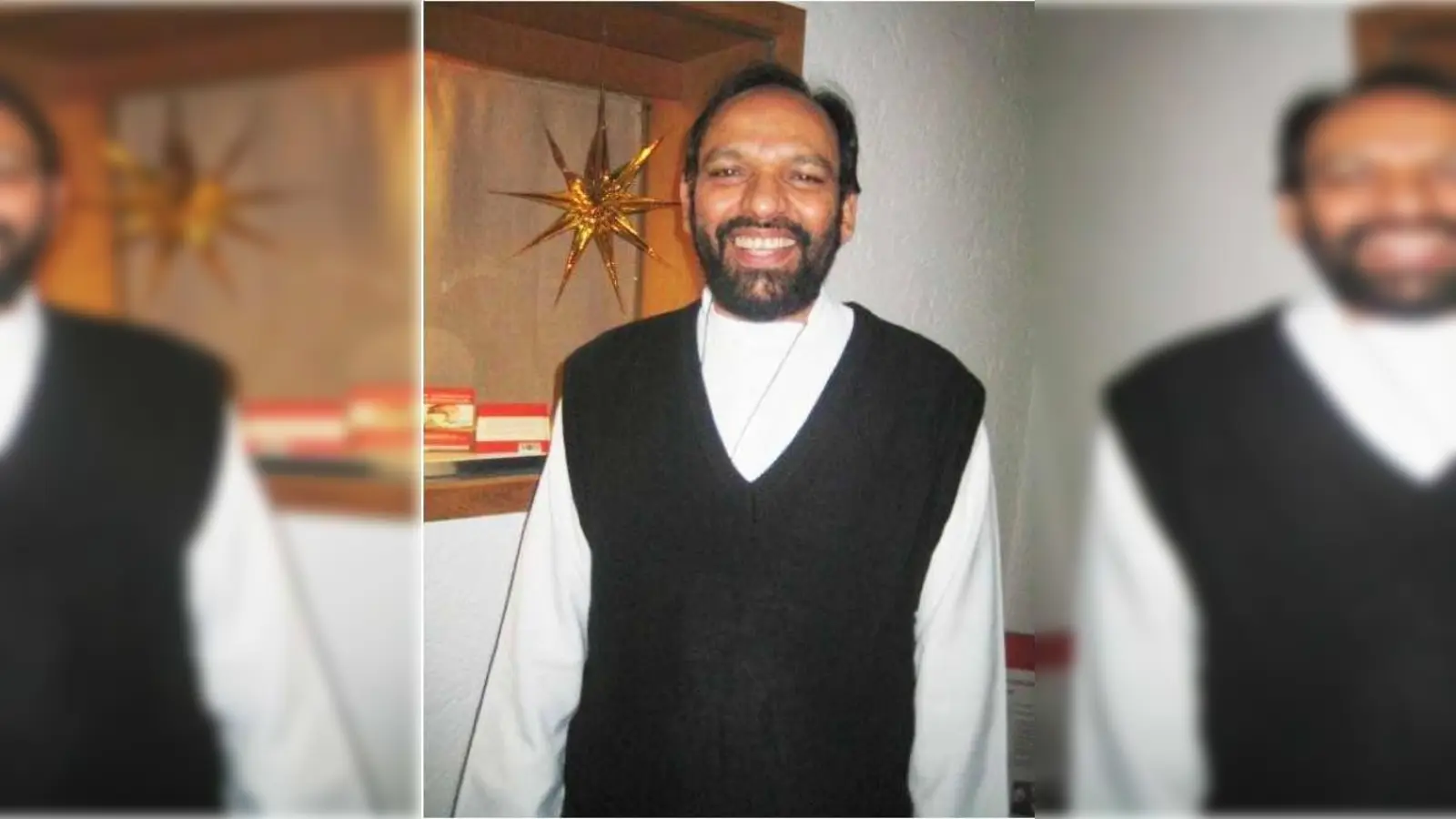 Gilbert Carlo aus Mumbai versucht, Yoga und die Worte des Evangeliums zu verbinden.	 (Foto: Privat)