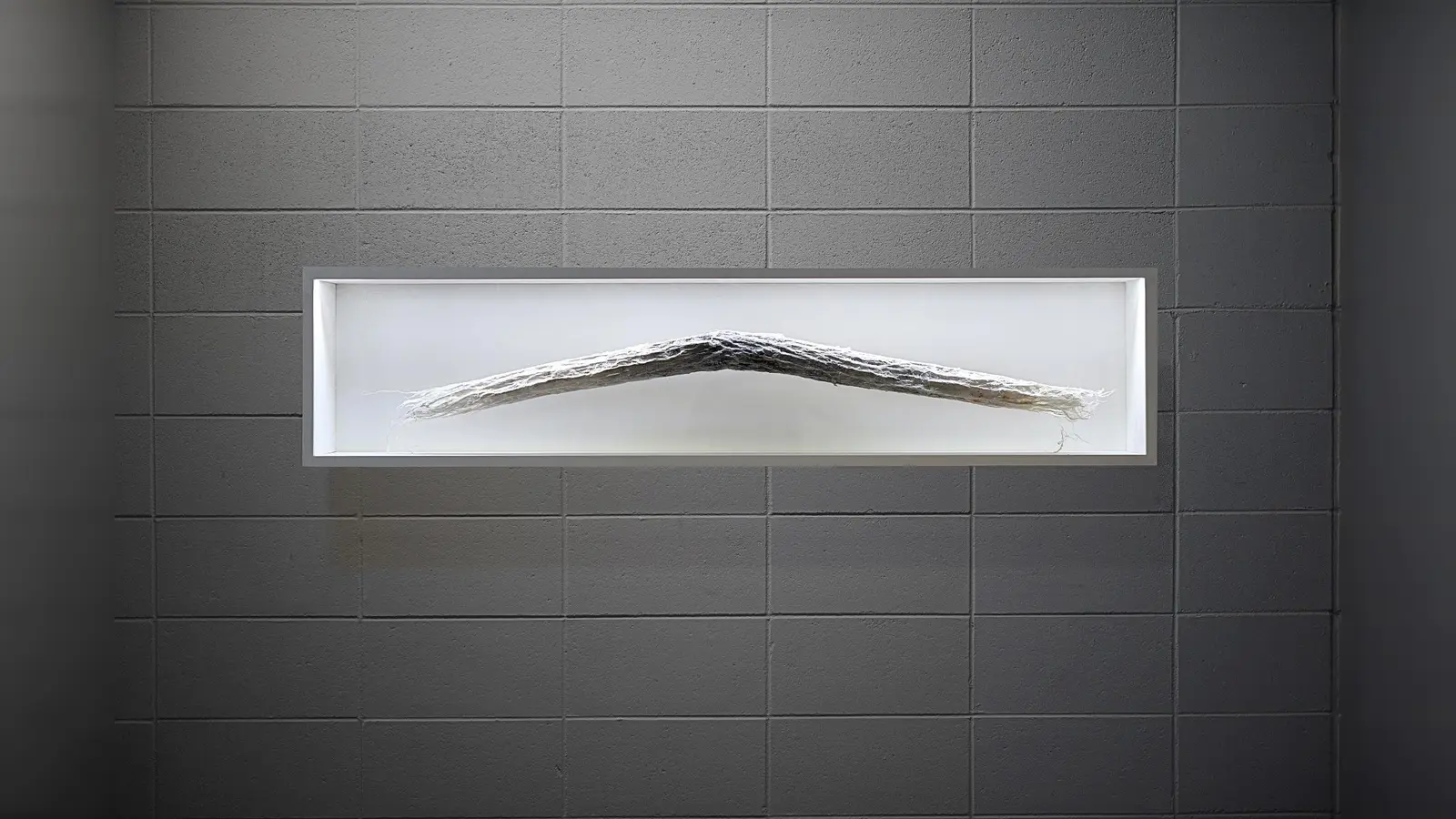 Aus hanji, dem handgeschöpften koreanischen Papier, bestehen die Kunstwerke, die in der Sonderausstellung im Museum Fünf Kontinente gezeigt werden. Hier zu sehen „The Silhouette of time 2209” von Dongsam Park.  (F.: © D. Park)