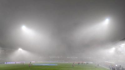 Spielunterbrechung: Giesinger Nebel.  (Foto: NG)