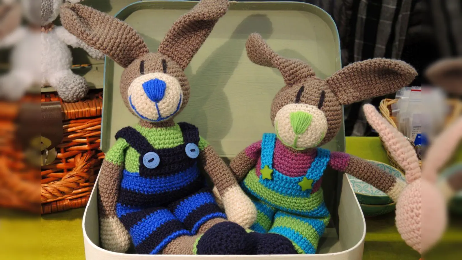 Alles rund um Ostern wird auf dem Markt in der Stadthalle angeboten. (Foto: Medea Schmitt)