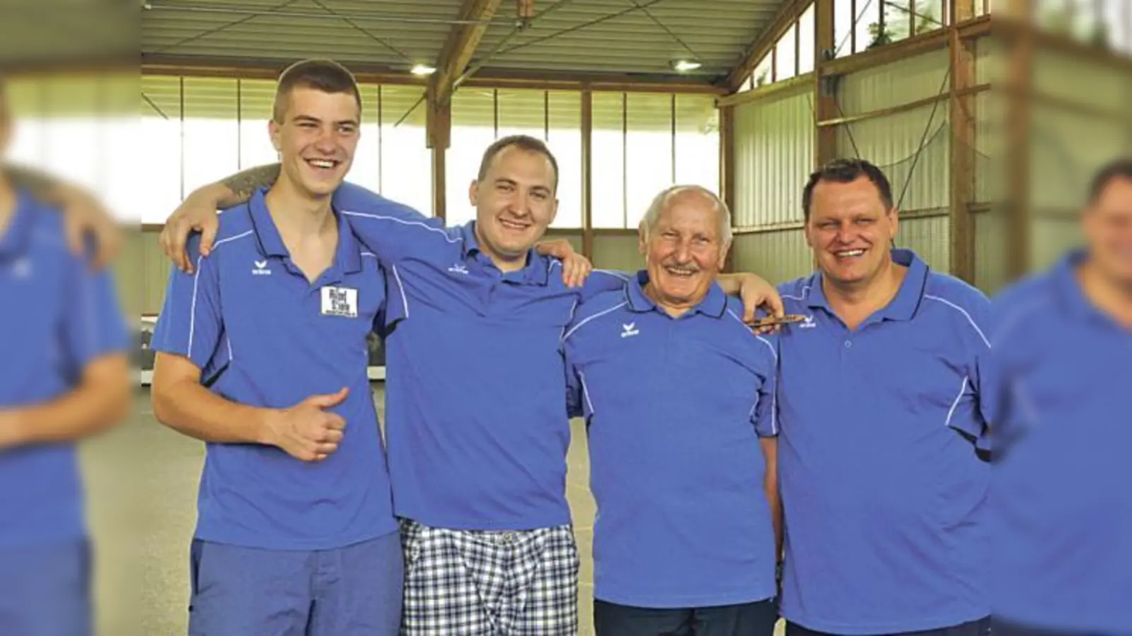 Foto: Konstatin Heidacher, Fabio Remmersperger, Alfred Remmersperger, Heinz Hußeck.      Foto:VA