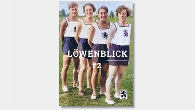 Vereinshistorie in bunten Bildern: Plakatmagazin „Löwenblick“ . (Bild: TSV 1860, Vereinsgeschichte)