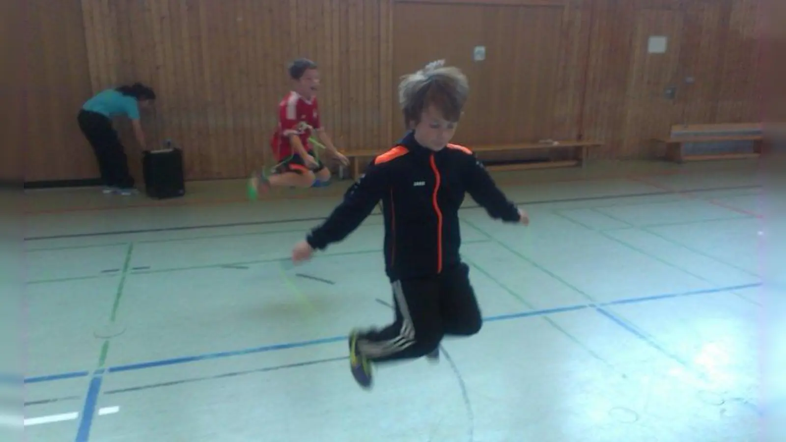 Das Seilspringen machte den Kindern Spaß. (Foto: Carmen Fröhler)