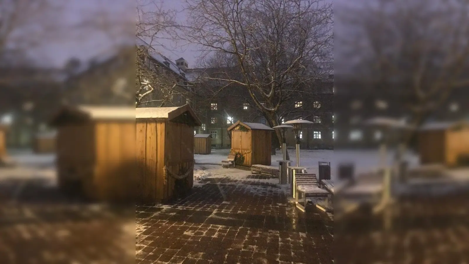 Über einen coronakonformen Christkindlmarkt konnten sich die Bewohner in St. Josef freuen. (Foto: Münchenstift)