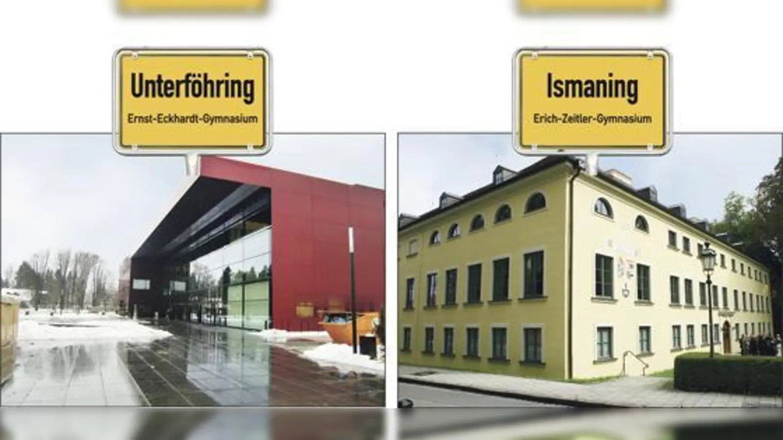 Obwohl die Entscheidung für den Standort noch nicht gefallen ist, kursieren schon Schulnamen unter Bezug auf die beiden Altbürgermeister der Gemeinden, die die Grundlagen für die heutige moderne Infrastruktur der Orte geschaffen haben. 	 (Foto: ikb, Gabrie)