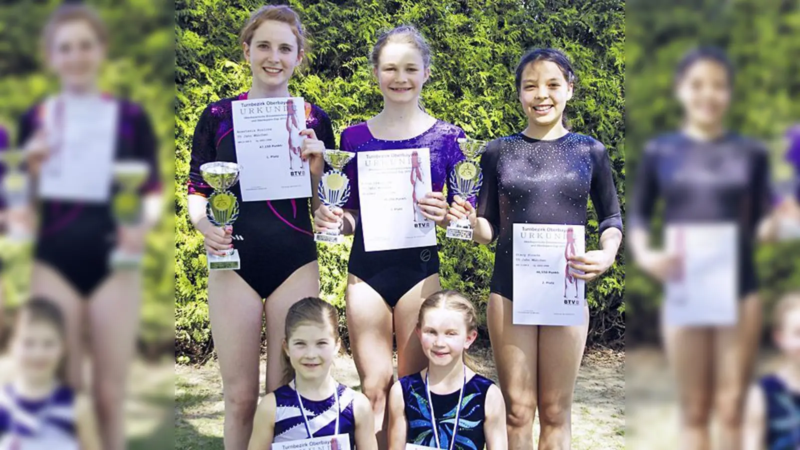 Viele sehr gute Platzierungen erreichten die Mädchen bei den Oberbayrischen Meisterschaften.  (Foto: privat)