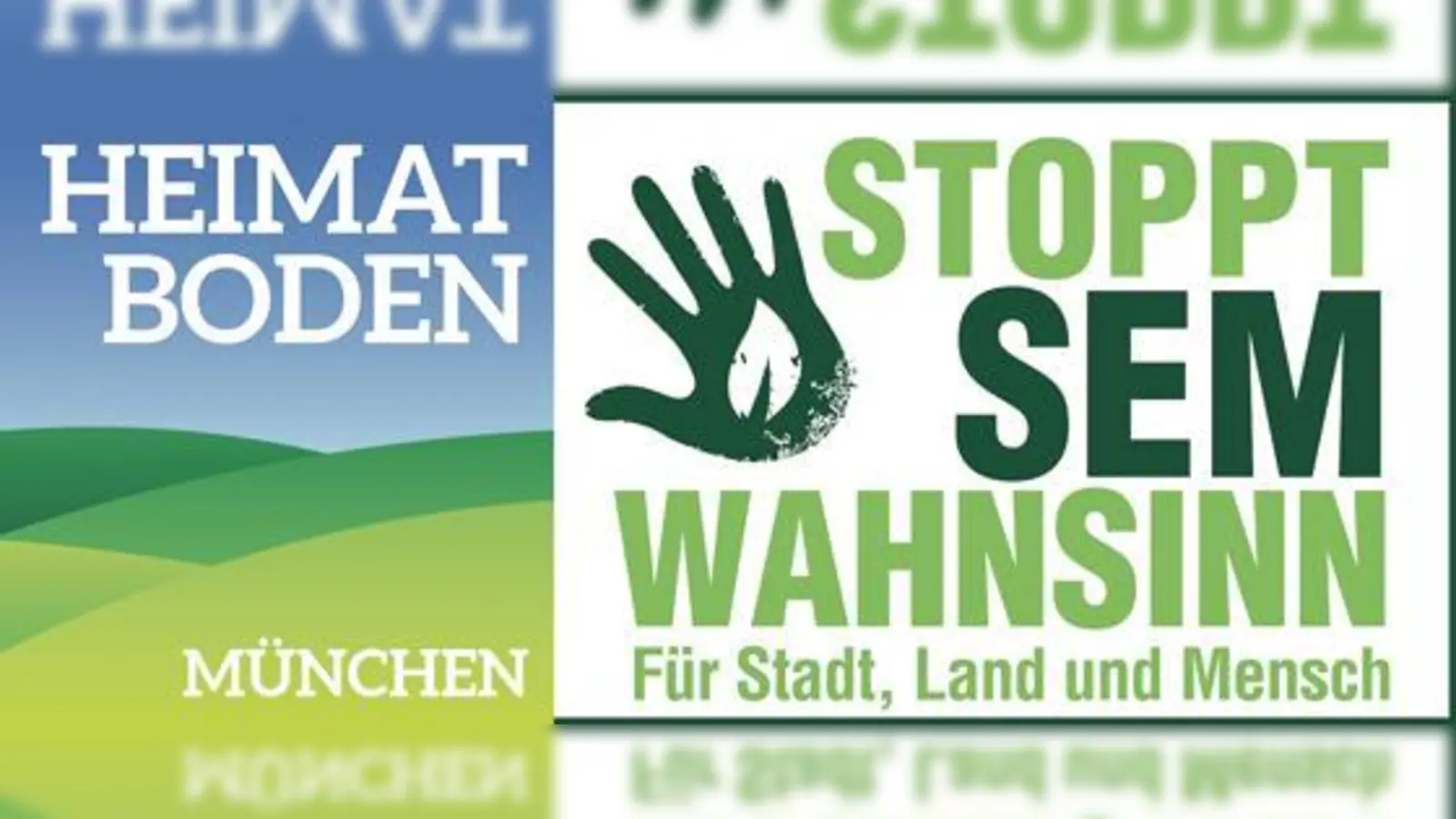 Unter dem Dach der Initiative »Heimatboden München« bündelt sich der Widerstand lokaler Grundstückseigentümer aus Feldmoching und Johanneskirchen/Daglfing gegen die Stadtentwicklungsmaßnahmen.		 (Logo: Initiative)