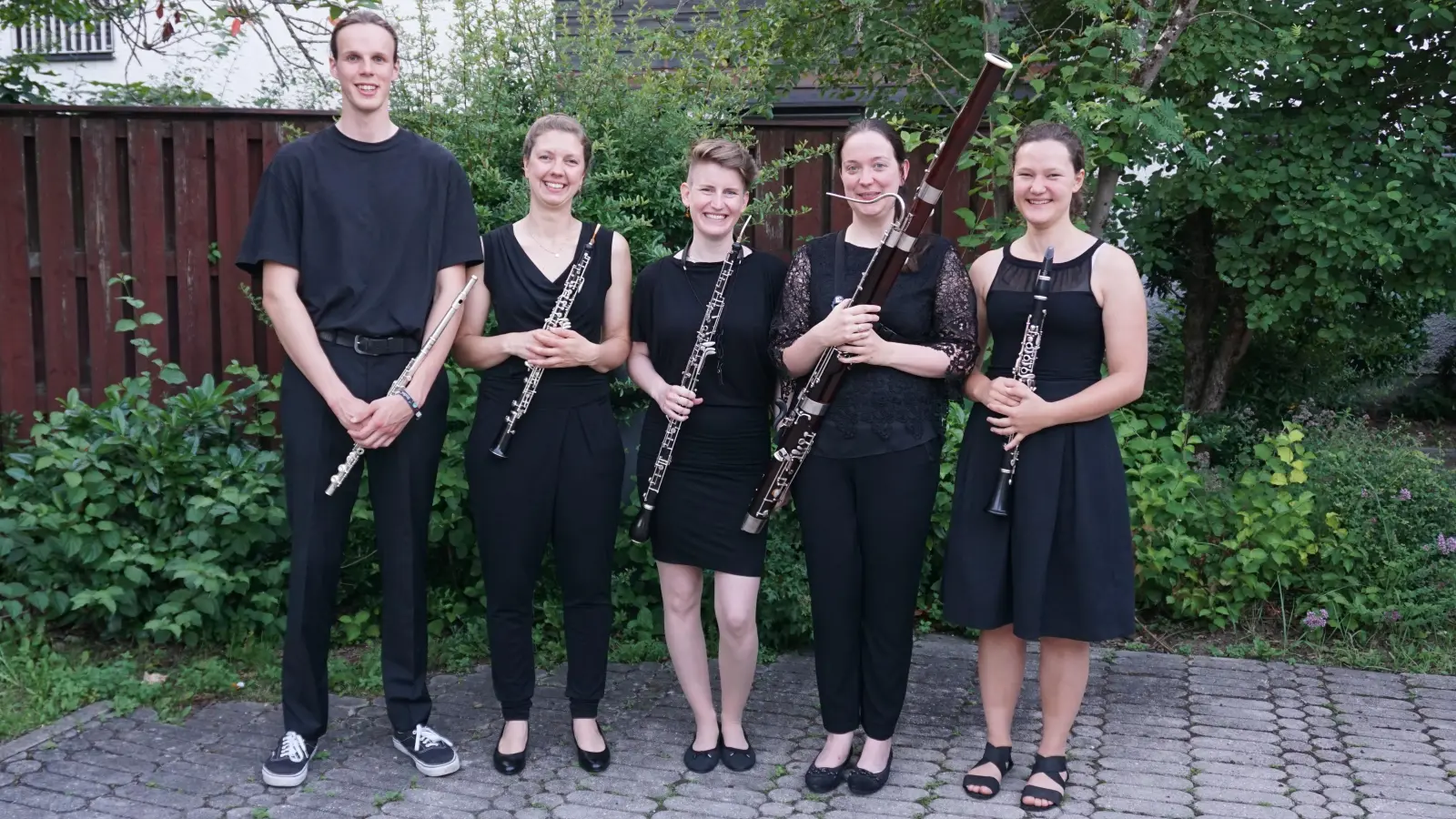 Das Bläserensembles „Les Cinq Mirlitons” tritt am 15. September in Taufkirchen auf. (Foto: Les Cing Mirlitons)