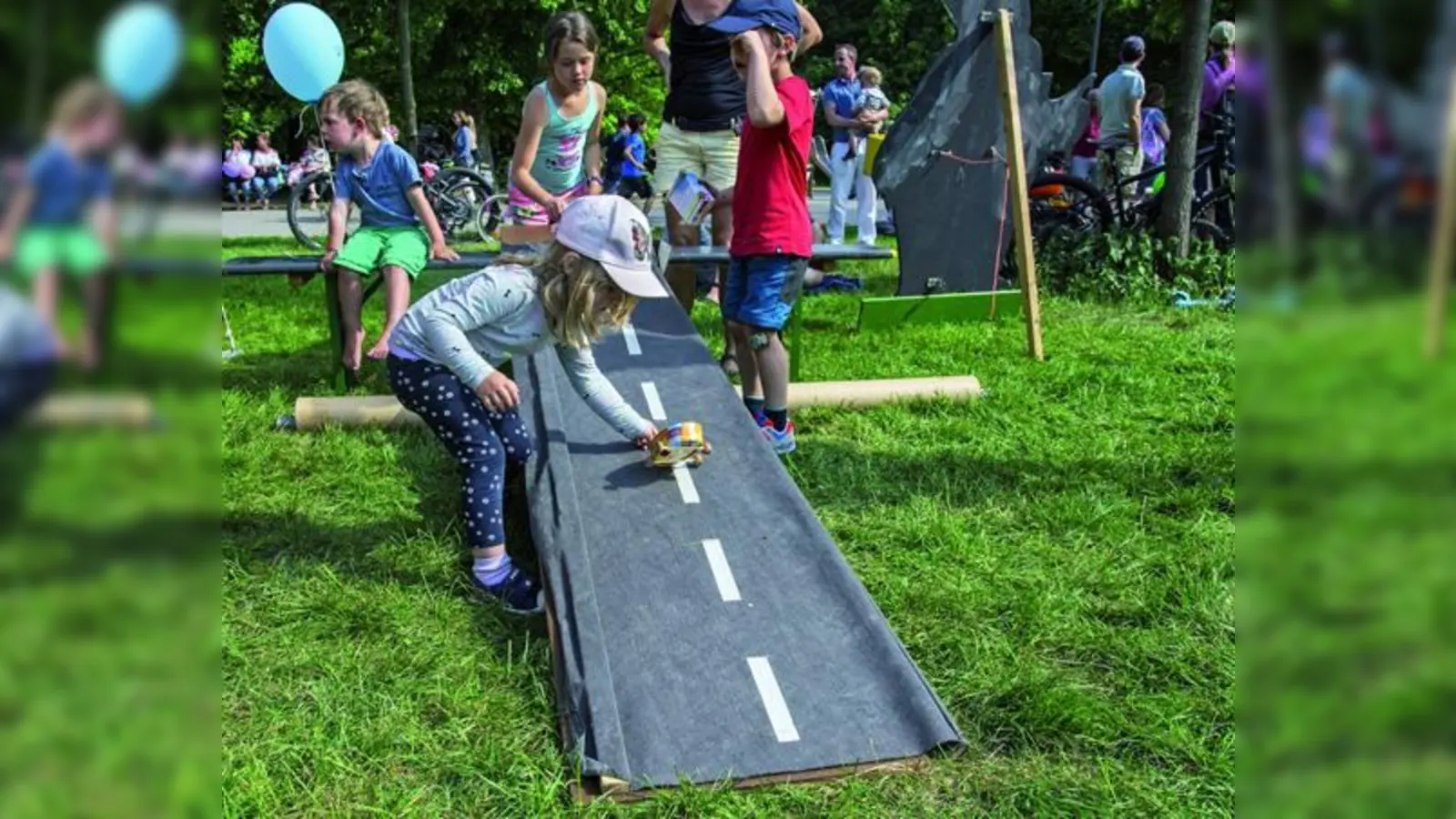 Es wird gespielt, gebastelt und gesportelt am Weltkindertag.  (Foto: VA)