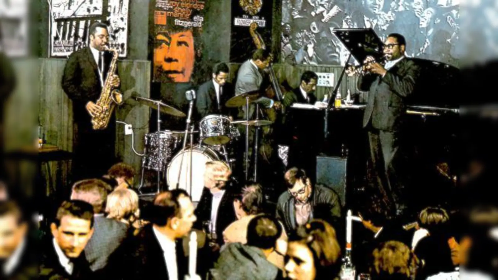 Jazz im Schwabinger »Domicile« in den 70er-Jahren, eines der Fotos, die auf der Ausstellung zu sehen sind.	 (Foto: Josef Werkmeister)