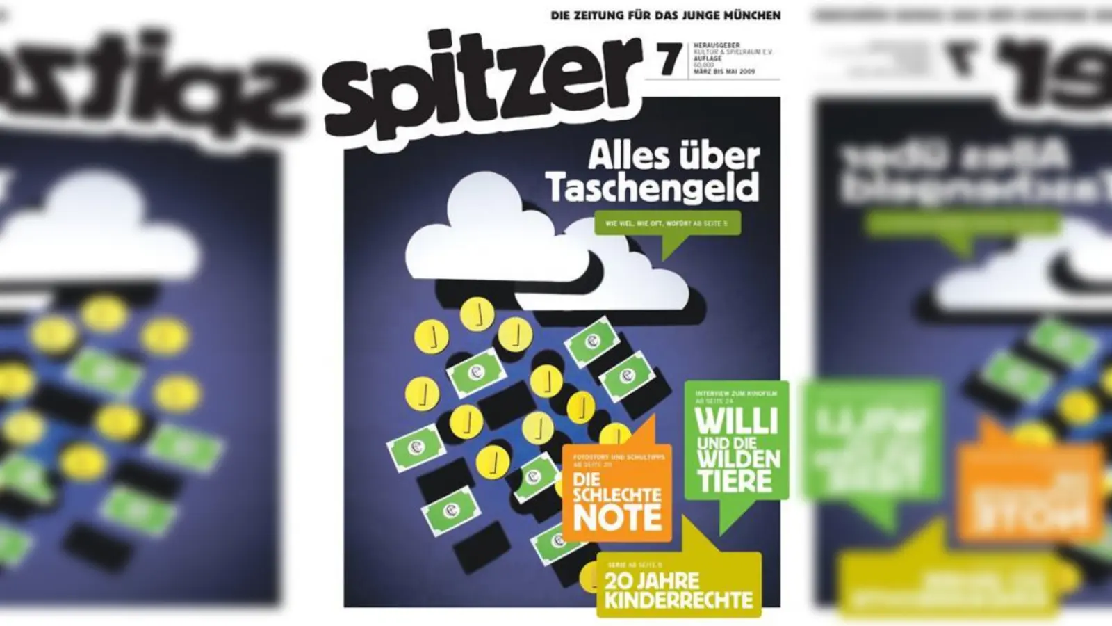 So sieht die Titelseite der aktuellen Ausgabe der Kinderzeitung „spitzer“ aus.