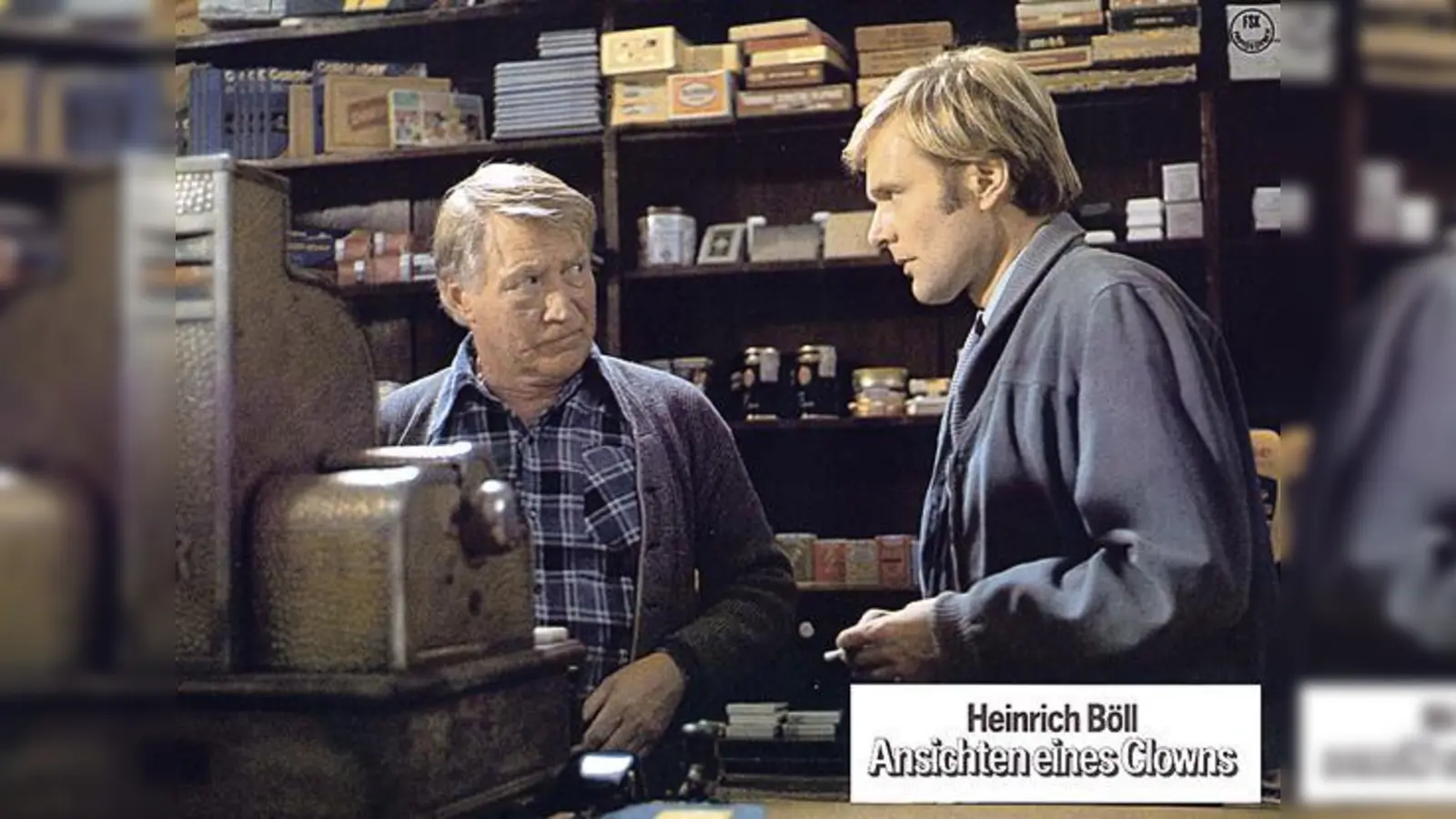 Hans Christian Blech (li.) in dem Film »Ansichten eines Clowns«.	 (Foto: Deutsches Filminstitut, Wiesbaden)