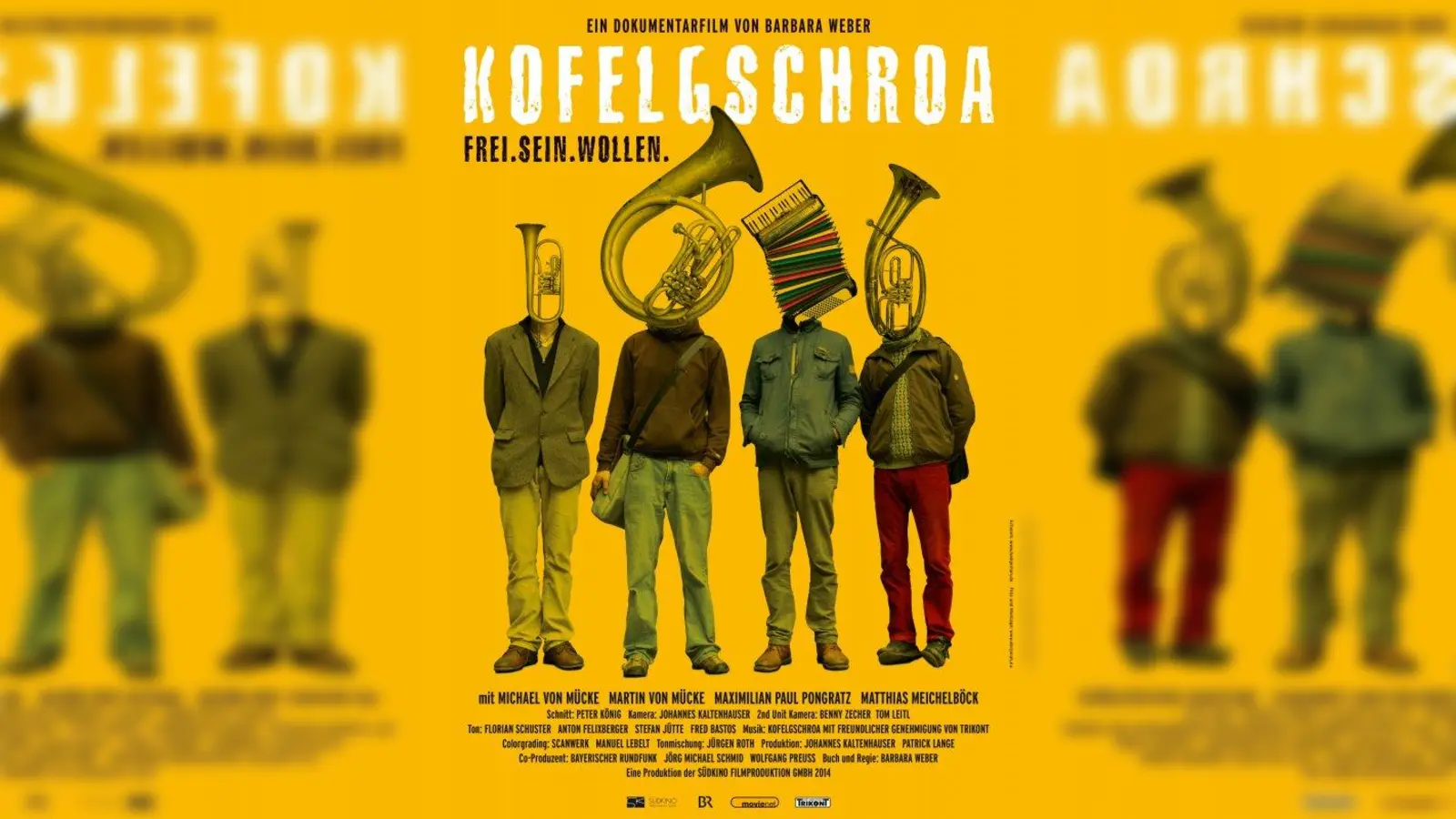 Auf dem DOK.fest München 2014 feierte der Film seine Uraufführung und wurde bei Presse- und<br>Publikum zu einem der Festivallieblinge. (Foto: Filmplakat)