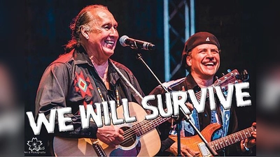 Mitch Walking Elk und Wade Fernandez  zwei amerikanische Ureinwohner  lieben die Musik. 	 (Foto: VA)