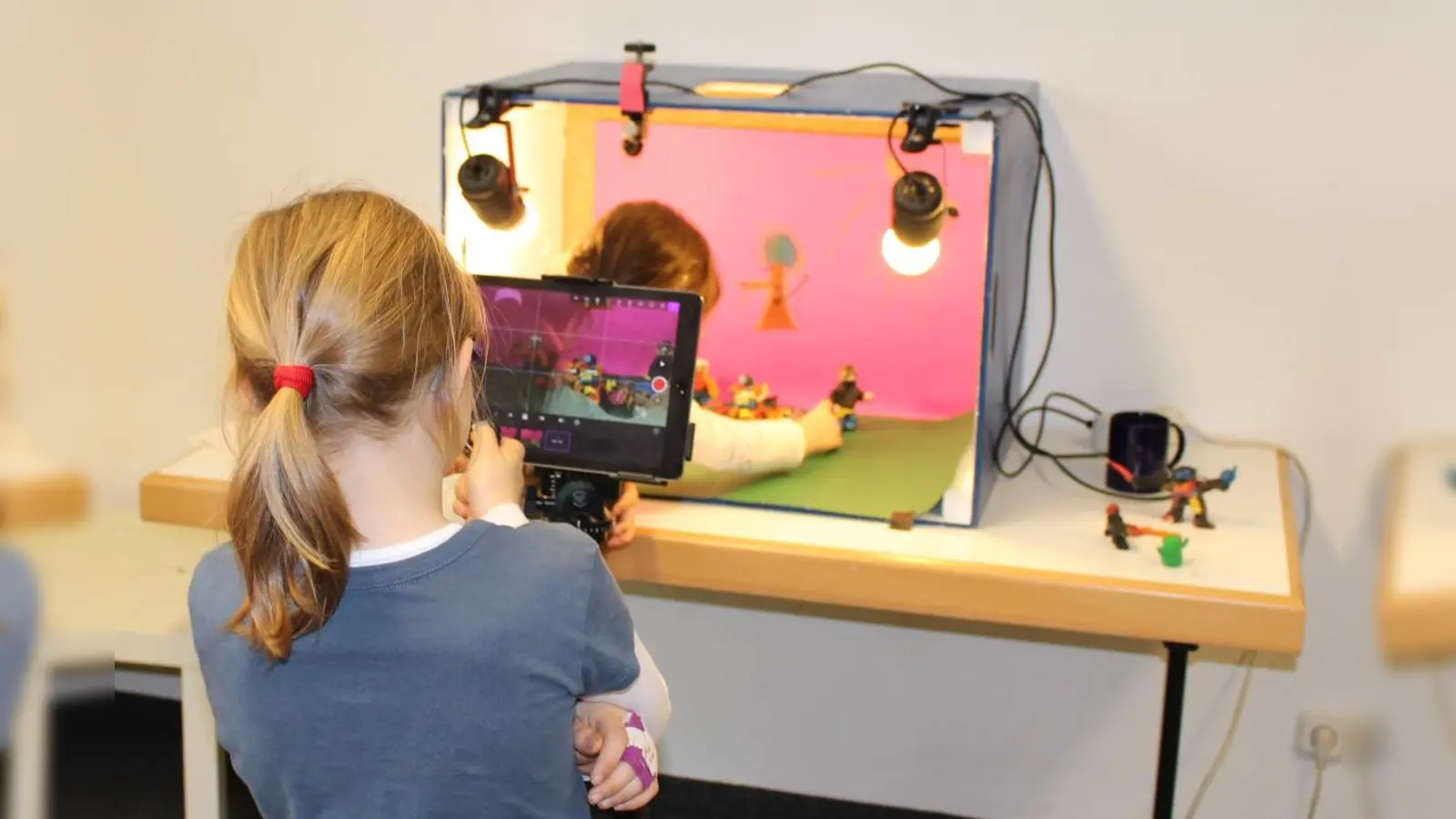 Trickfilme drehen und mehr können Kinder ab 7 in Workshops lernen und ausprobieren. (Foto: PS/SPIELkultur e.V.)