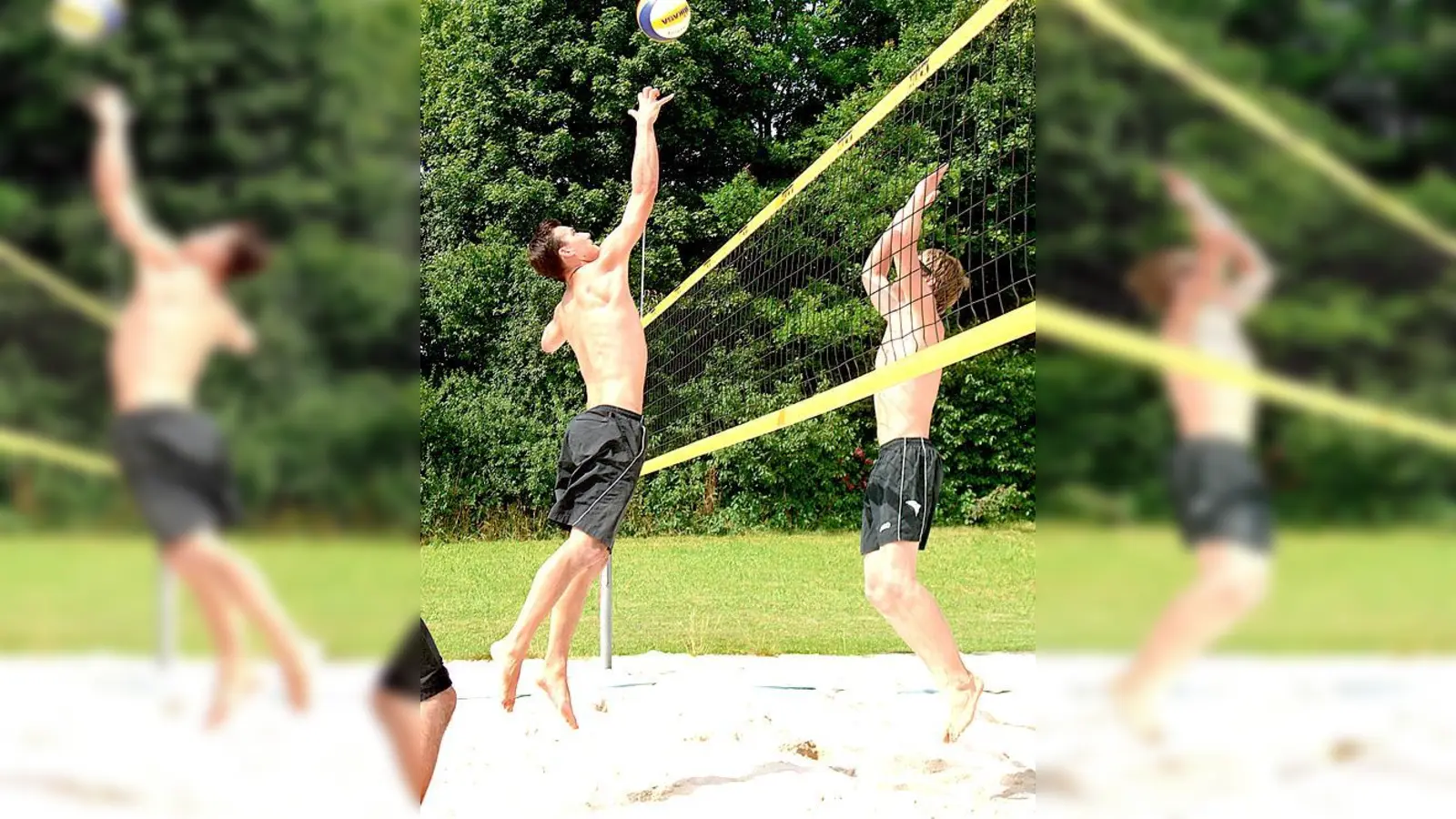 Spannende Spiele konnte man beim Beach-Volleyball-Turnier bewundern.	 (Foto: VA)