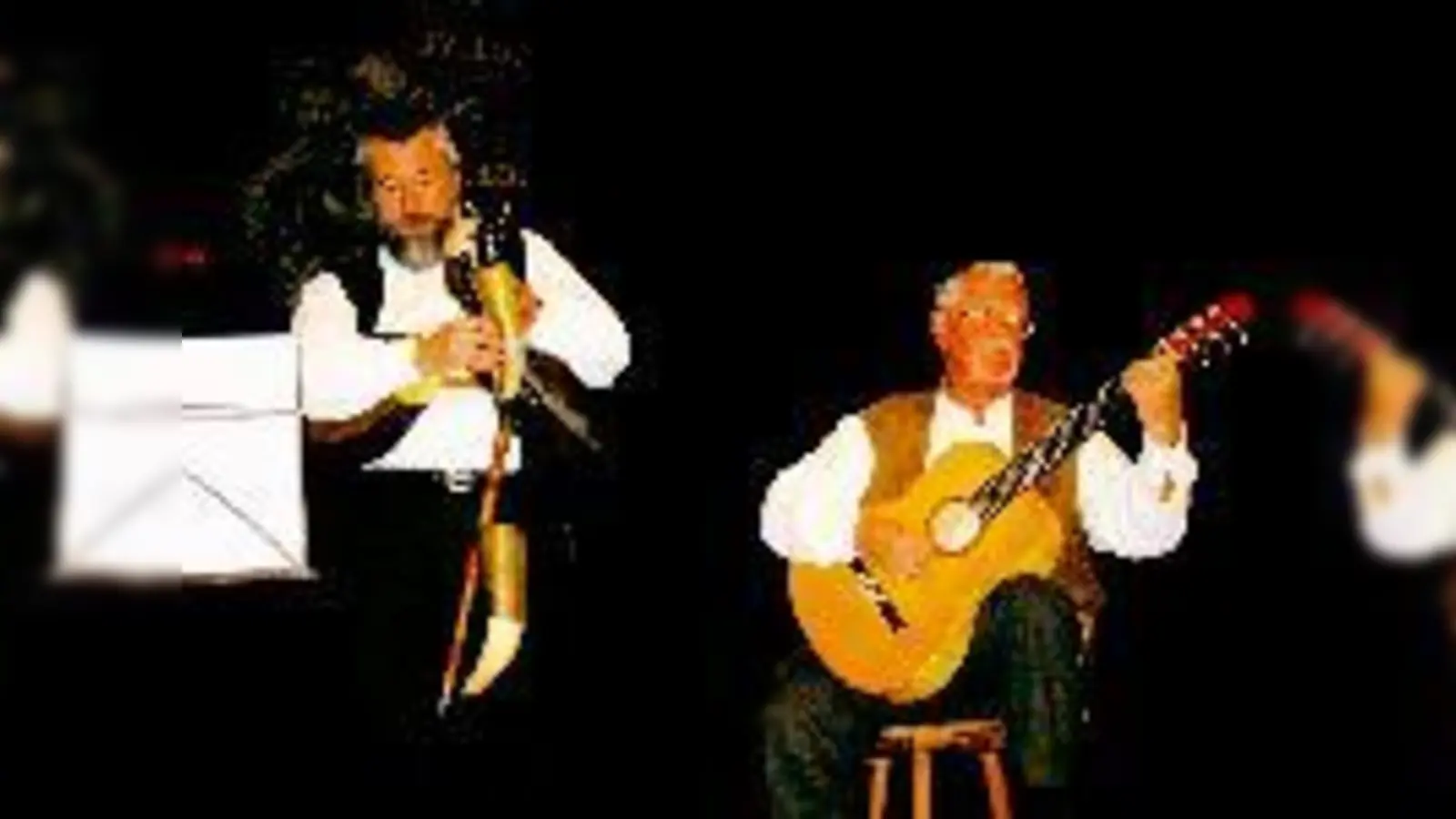 Georg Balling (li.) und der Garchinger Herbert  (Grünwald.Foto: Privat)